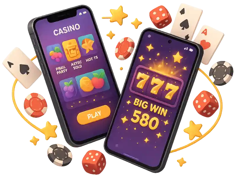 The Pokies Casino mobile app for Android and iOS devices